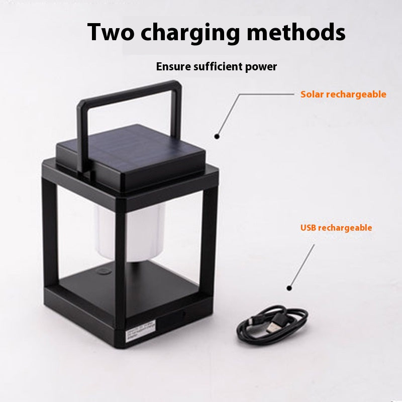 Outdoor USB Handheld Multifunctional Rechargeable Ambient Light Portable Camping Emergency LED Lamp