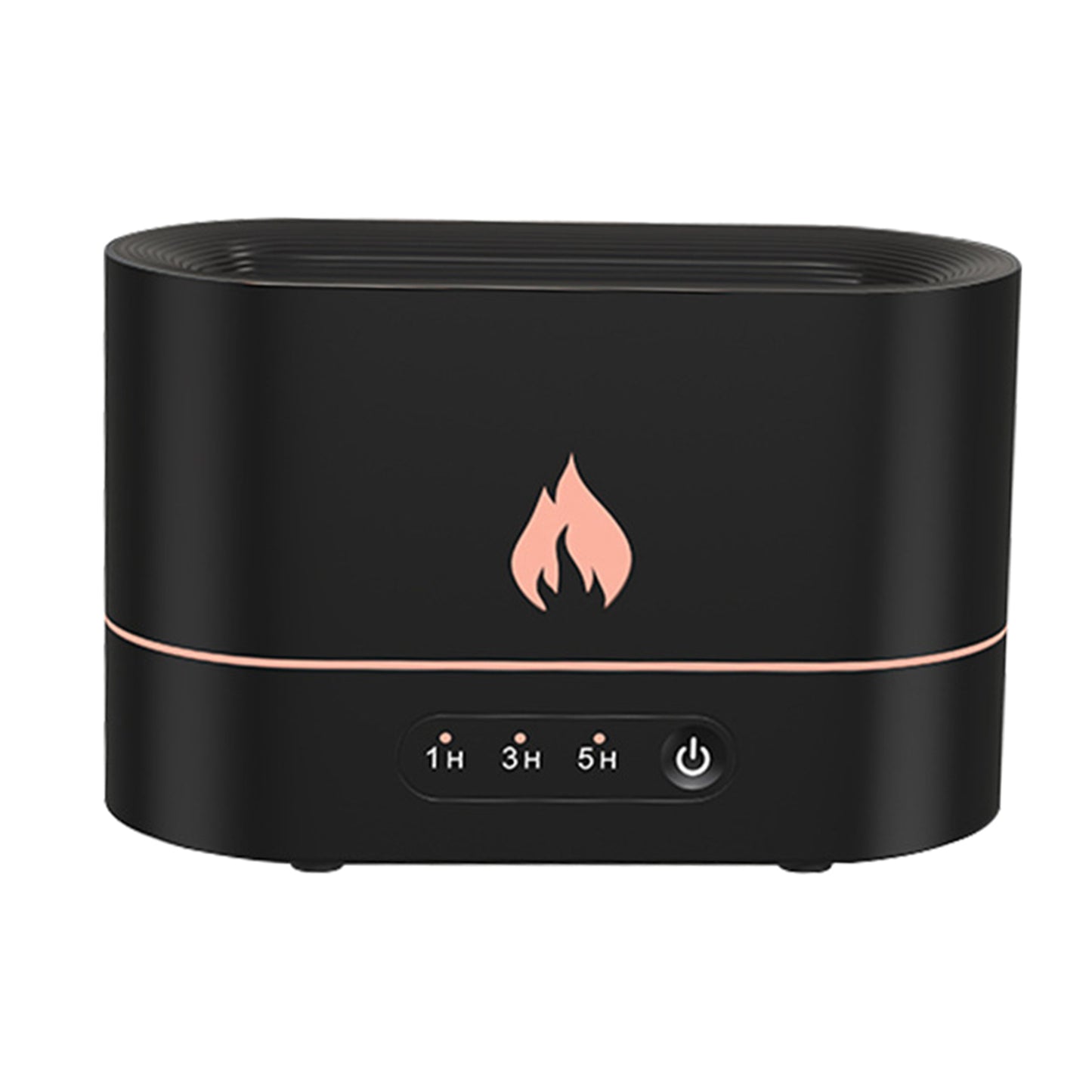 Flame Aromatherapy Humidifier Silent Air Diffuser LED Atmosphere Light for Bedroom Home Decor