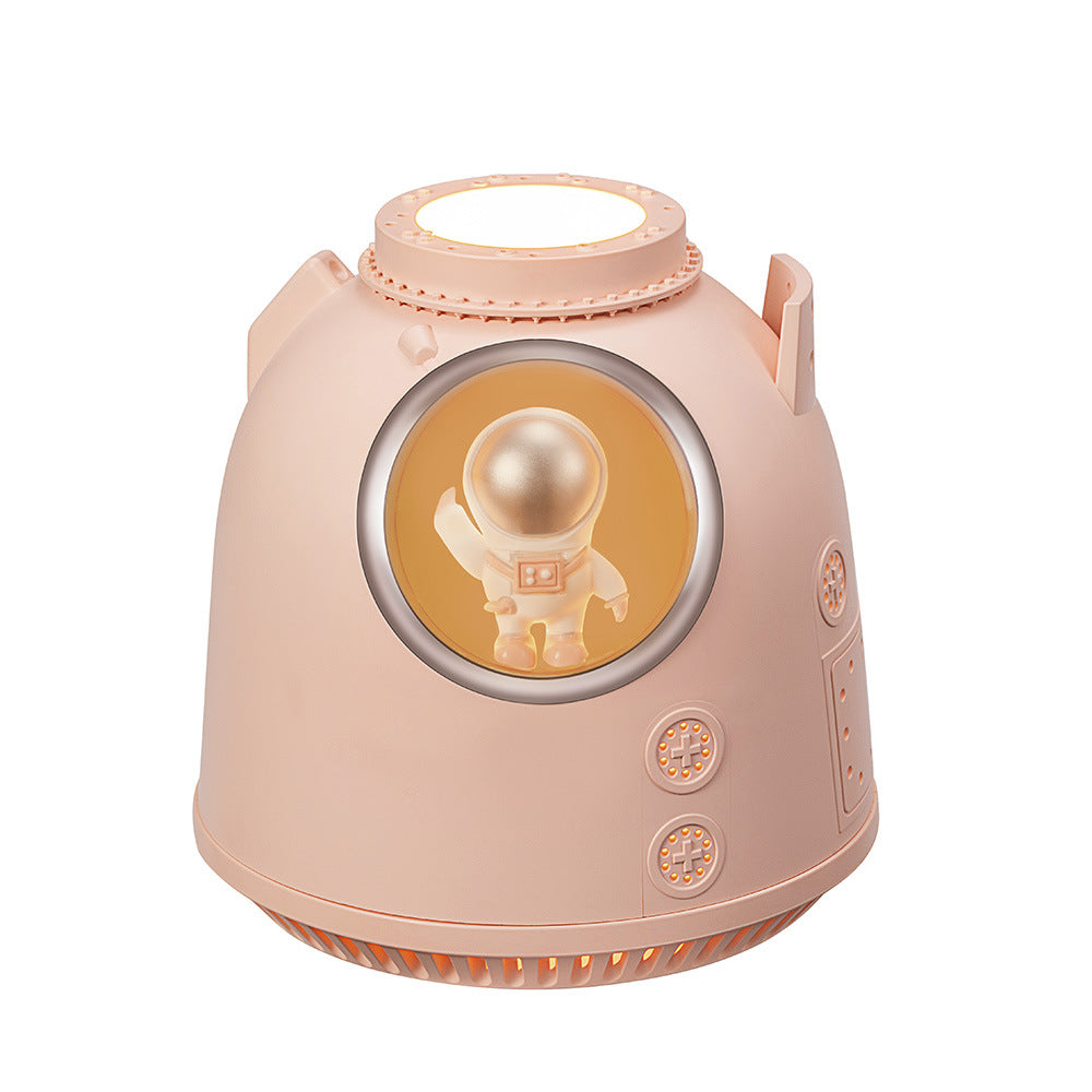 Creative Mini Spaceman Humidifier Portable Hydrating Fog Air Diffuser for Car Office and Home Use