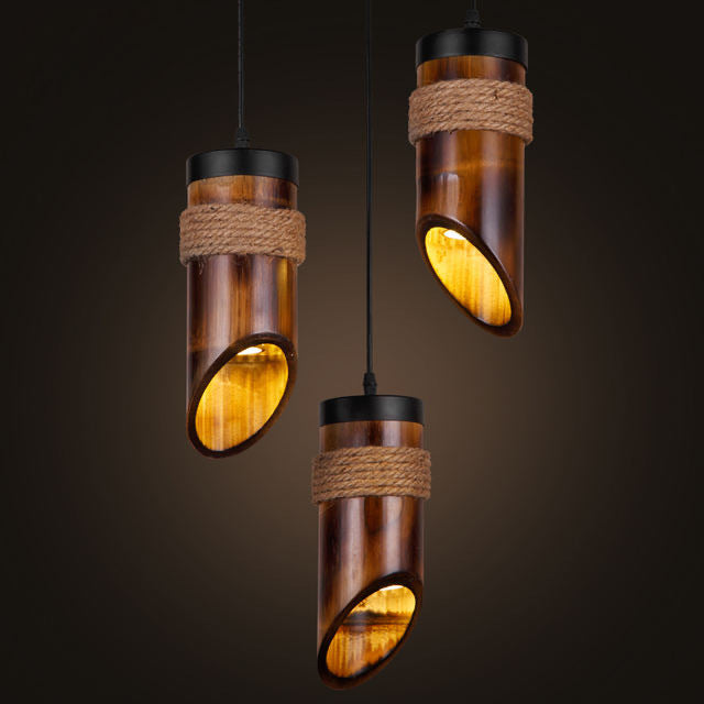 Retro Small Chandelier Nostalgic American Country Style Pendant Ceiling Light for Home Decor