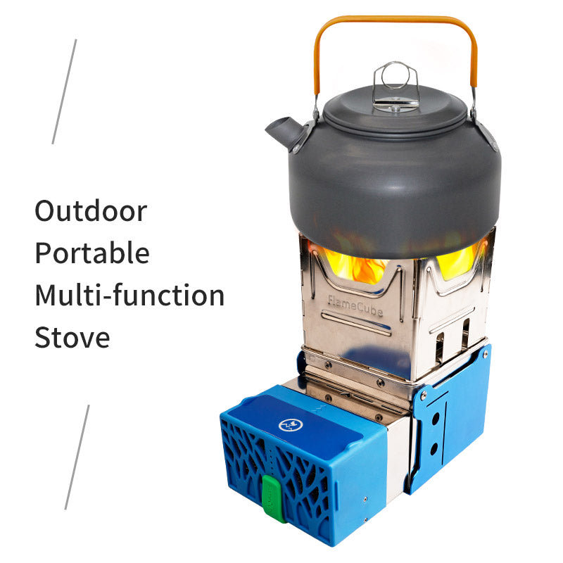 Fire Generator Electric Stove Folding Broiler Wood Stove for Camping Outdoor Cooking