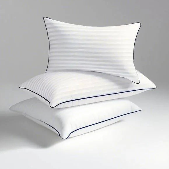 Striped Bed Pillow 1 Pack Soft Comfortable Sleeping Pillow Bedroom Home Bedding