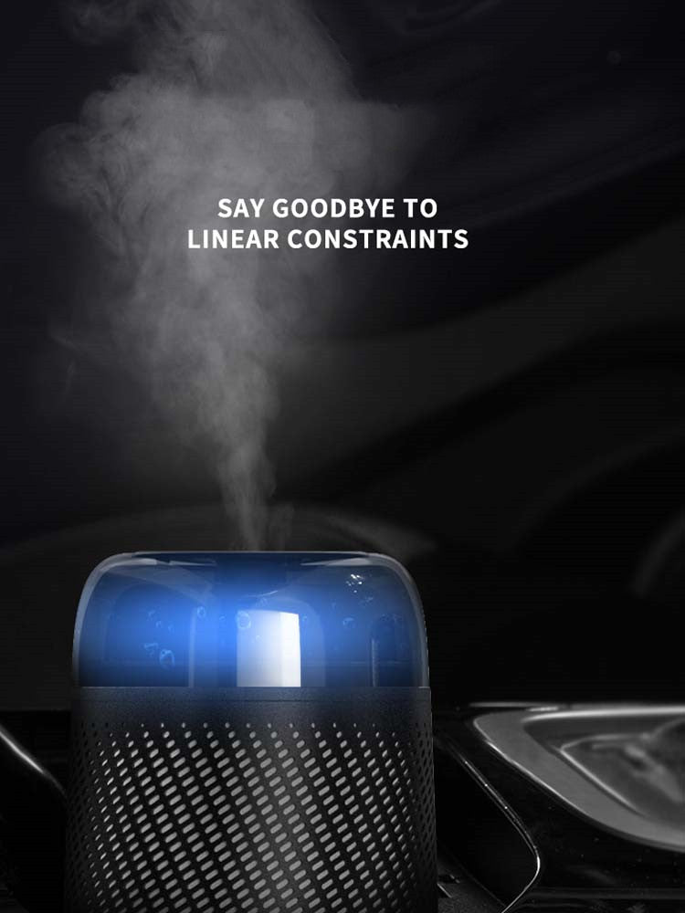 Car Aroma Diffuser Humidifier Wireless Charging Automatic Spray Air Freshener Mist Diffuser for Vehicle
