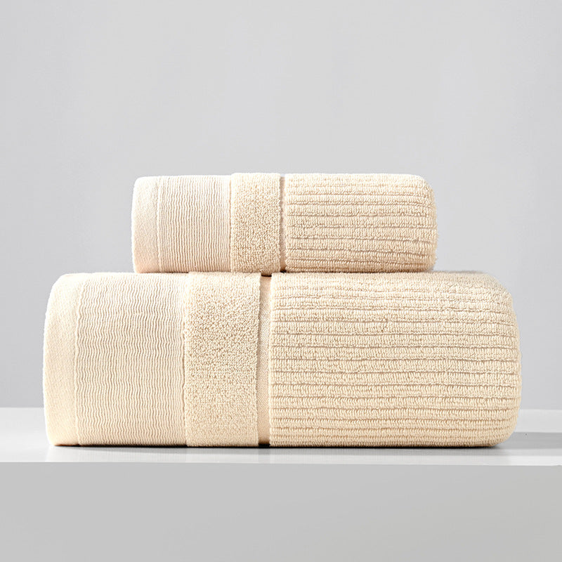 Pure Cotton Towel Set 3 Piece Soft Absorbent Hand and Bath Towels Premium Bathroom Set