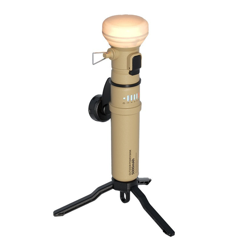 Outdoor Camping Atmosphere Lamp – Rechargeable LED Light for Wild Camping & Adventure