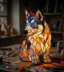 Indoor Resin Decorative Statue Lamp Creative Artistic Table Light for Home Living Room Decor