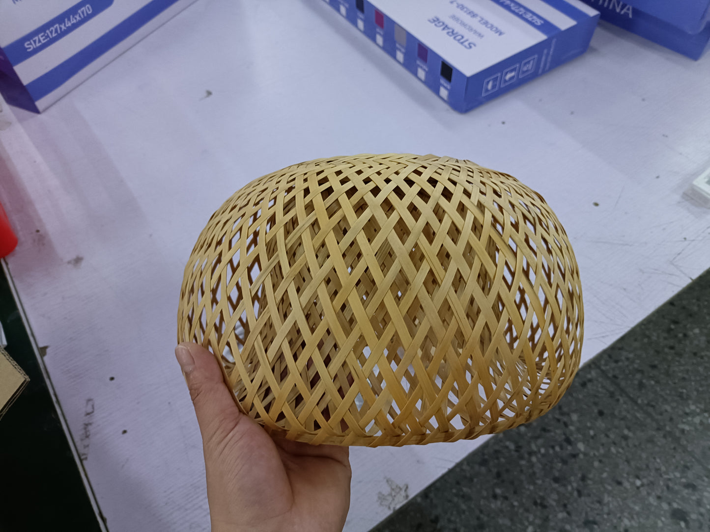 Bamboo Woven Japanese Chandelier – Simple Pastoral Creative Ceiling Light