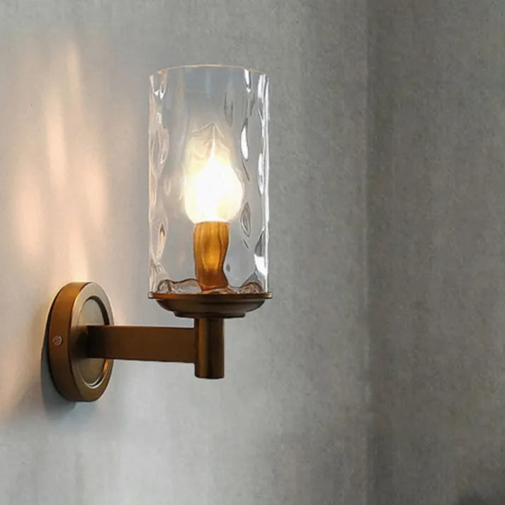 Light Luxury Copper Wall Lamp Modern Minimalist Bedroom Bedside Wall Sconce Lighting