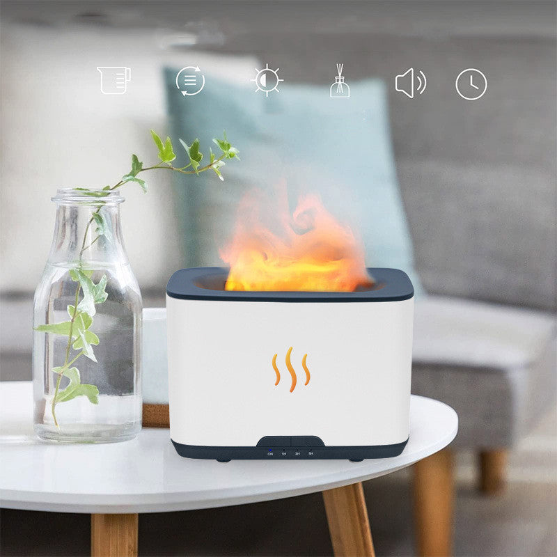 New Flame Aromatherapy Humidifier Household Desktop Large Capacity Essential Oil Diffuser for Home Decor Relaxation
