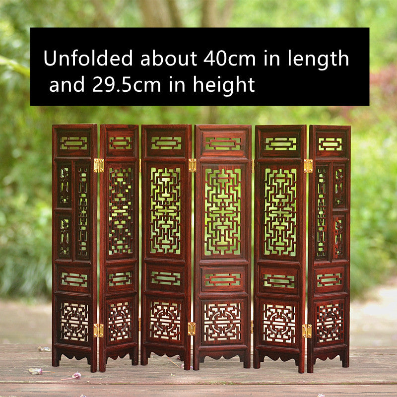 Red Rosewood Miniature Furniture Model Handmade Decorative Dollhouse Furniture Set Collectible Home Decor