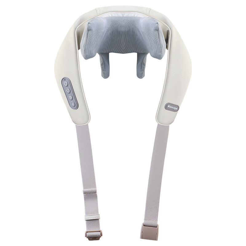 Shoulder and Neck Massager Electric Kneading Hot Compress Neck Lifting Relaxation Device for Trapezius Muscle Relief