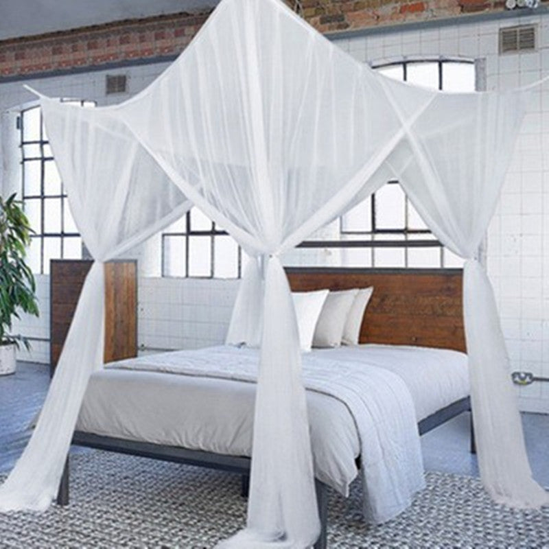 Household Mosquito Net Single Double Bed Free Installation Encrypted Mesh Dormitory Bed Net Dark Green