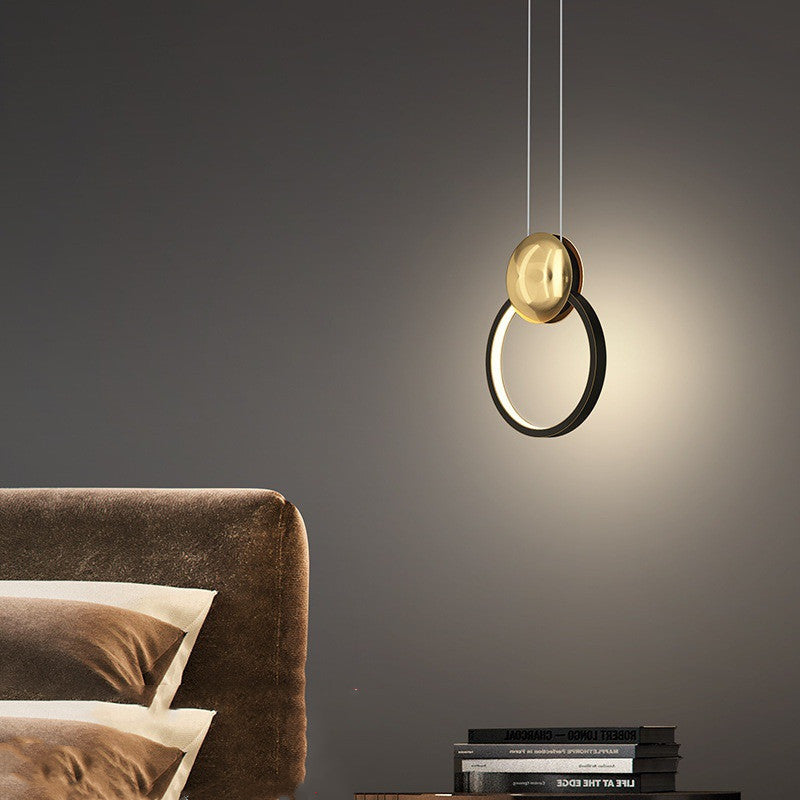 Moon Shadow Bedside Chandelier for Bedroom Living Room Study Decorative Ambient Light