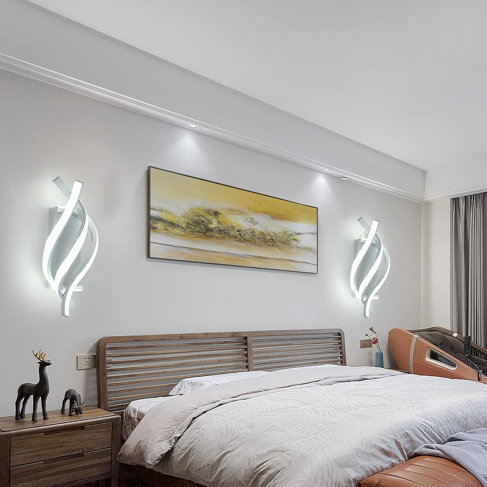 Minimalist Modern Aluminum Wall Lamp – Bedside Decorative LED Light for Bedroom