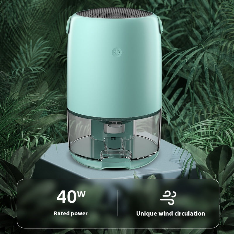 Bedroom Small Dry Air Dehumidifier Compact Moisture Absorber Air Purification Device for Home Use