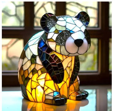 Indoor Resin Decorative Statue Lamp Creative Artistic Table Light for Home Living Room Decor
