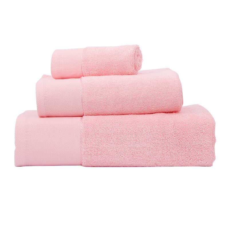Cotton Towel Bath Towel Three Piece Water Absorbing Gift Towel Bath Towel Set Soft Absorbent Bathroom Towels for Home Use
