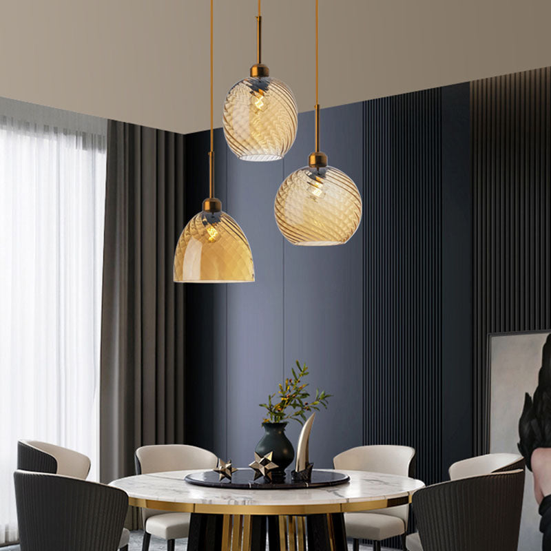 Trendy Glass Chandelier – Modern Ceiling Light for Living Room & Bedroom