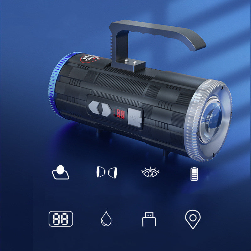 Fishing Laser Light Cannon Blue Super Bright Xenon Lamp for Night Fishing and Outdoor Water Attraction
