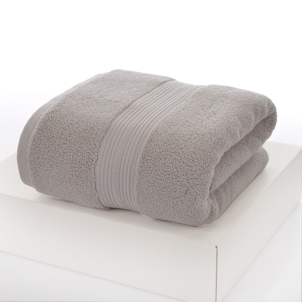 Plain Cotton Bath Towel Soft Absorbent Bulk Wholesale Bathroom Towels for Home and Hotel