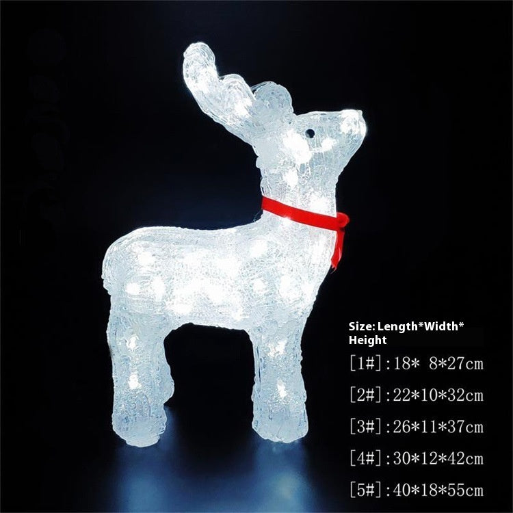 LED Acrylic 3D Outdoor Lamp – Decorative Waterproof Landscape Modeling Light