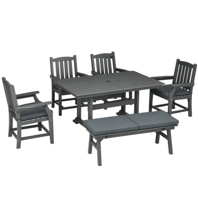Outdoor Patio Furniture Set Modern Rattan Sectional Sofa and Table Garden Seating Set for Backyard Balcony
