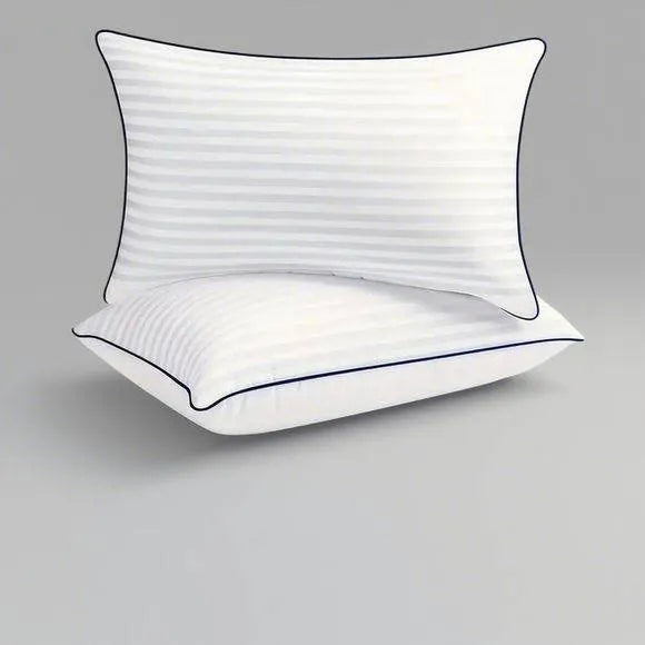 Striped Bed Pillow 1 Pack Soft Comfortable Sleeping Pillow Bedroom Home Bedding