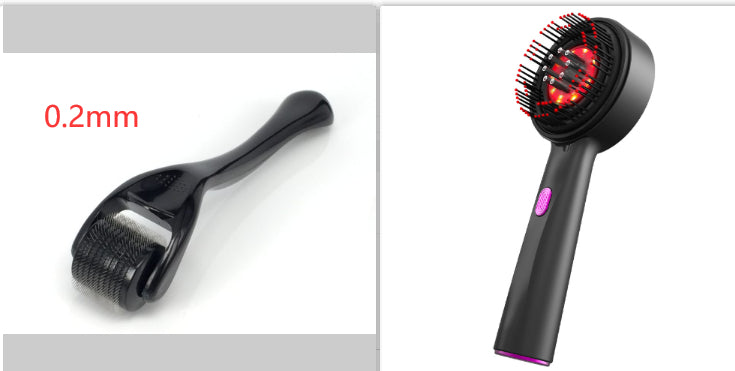 Electric Massage Comb Red Light Scalp Care Anti Slip Hair Care Multi Functional Scalp Massager for Home Use