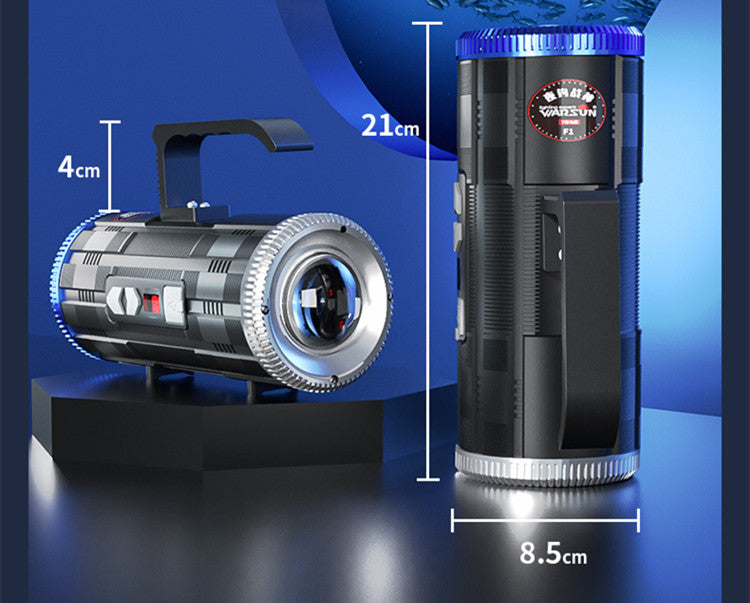 Fishing Laser Light Cannon Blue Super Bright Xenon Lamp for Night Fishing and Outdoor Water Attraction
