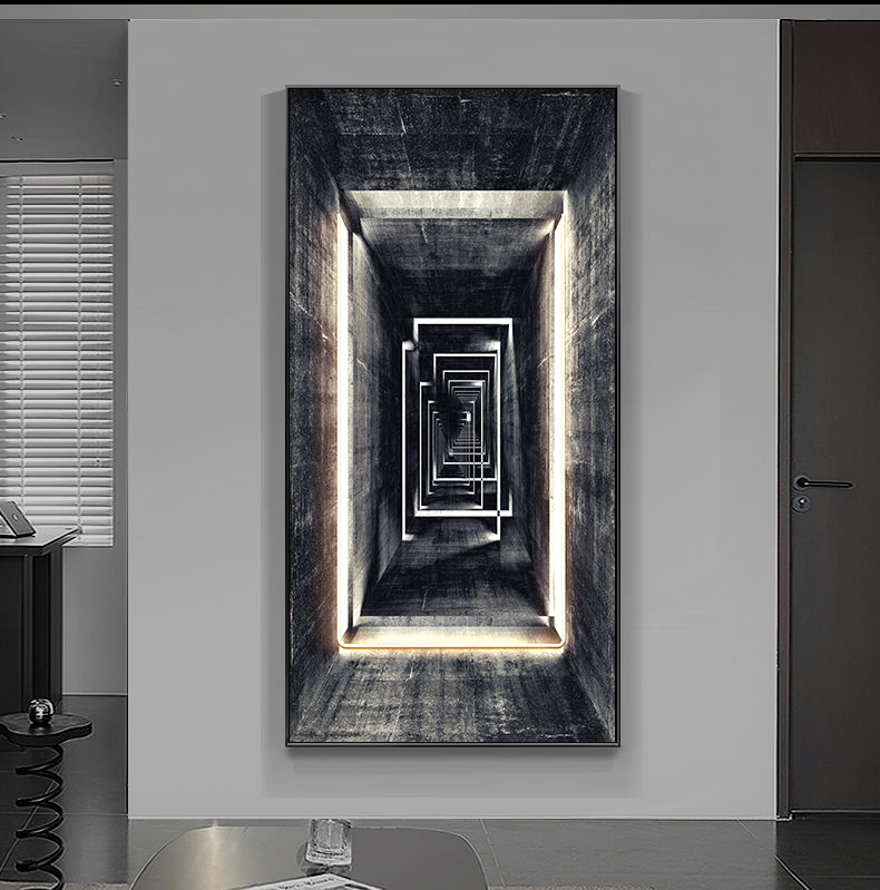 LED Vertical Wall Art Light for Aisle Entrance Modern Decorative Wall Lamp for Hallway Home Decor