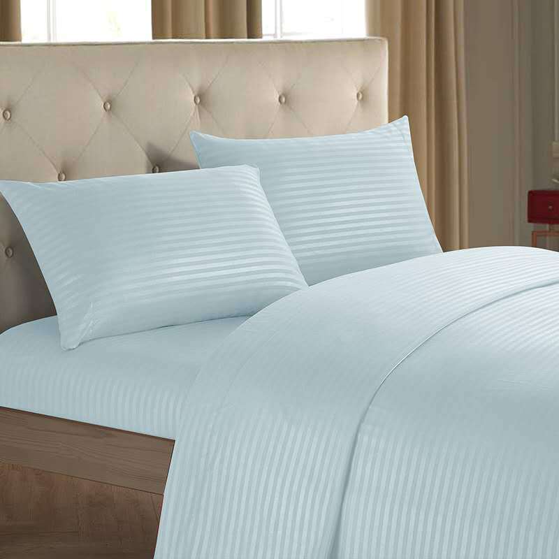 Luxury Mono Color Bedding Set Fitted Bed Sheets Soft Minimalist Bedroom Bedding Collection