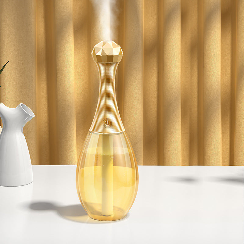 Mini Silent Portable Perfume Bottle USB Humidifier Aroma Mist Air Diffuser for Home Office and Travel Use