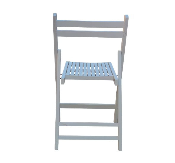 Slatted Wood Folding Chairs Portable Event Seating Wooden Chairs for Weddings Parties Outdoor Use