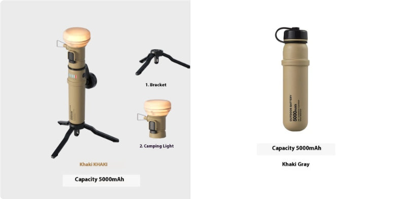 Outdoor Camping Atmosphere Lamp – Rechargeable LED Light for Wild Camping & Adventure