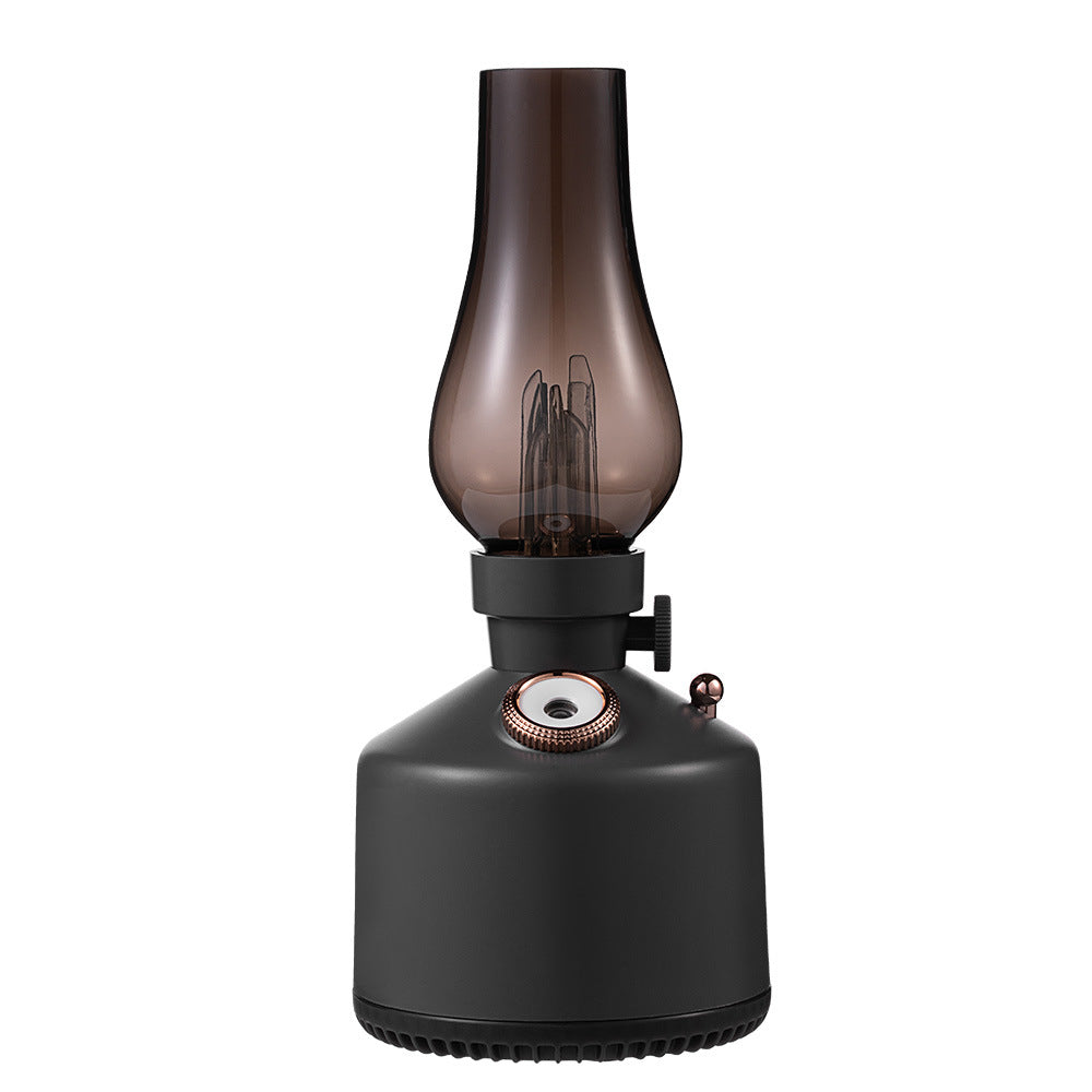 Kerosene Lamp Style Air Humidifier Decorative Aroma Diffuser for Home Bar Bedroom Ambient Lighting and Mist