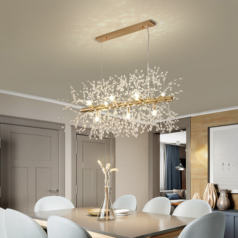 Dandelion Crystal Chandelier – Elegant Lighting for Restaurant, Bedroom & Shop