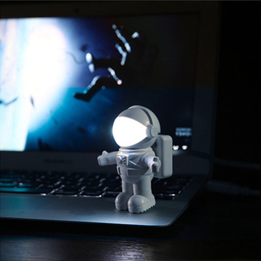 Astronaut LED Desk Lamp with USB Port Romantic Night Light for Kids Bedroom Decor