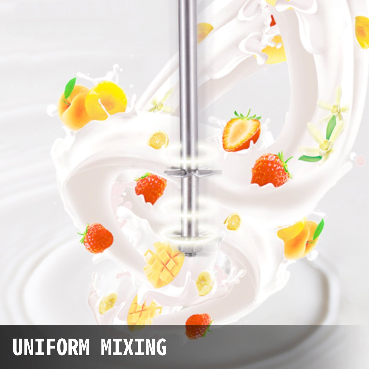 Stainless Steel Electric Milkshake Maker 180W Double Head Milkshake Machine 2 Speed with 800ml Cup for Kitchen Use