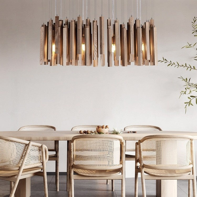 Modern Minimalist Chandelier – New Chinese Style Living, Dining & Tea Room Lamp