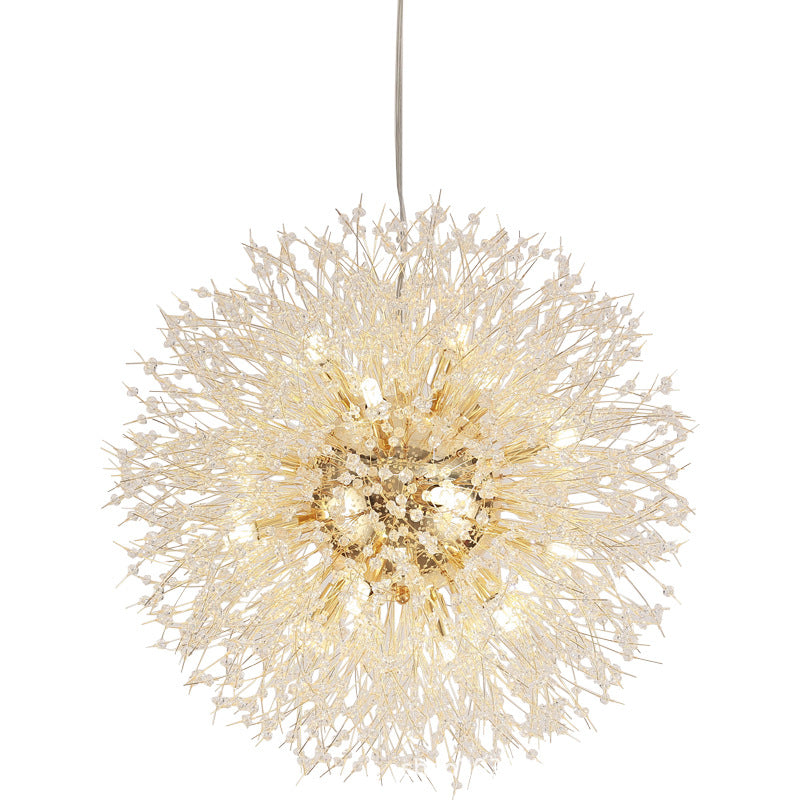 Dandelion Crystal Chandelier – Elegant Lighting for Restaurant, Bedroom & Shop