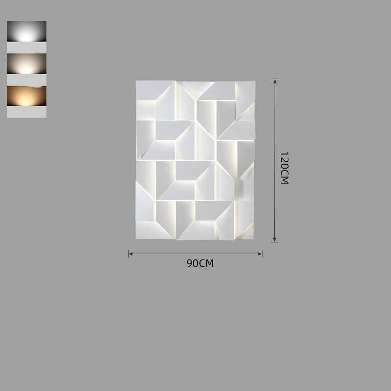 Creative Nordic Art Wall Lamp Living Room Background Decorative LED Wall Light for Modern Home Interior Design