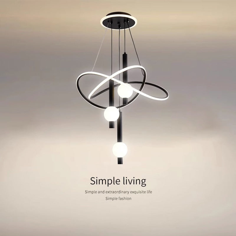 Lollipop Chandelier Pendant Light – Modern Bedroom & Home Ceiling Lamp
