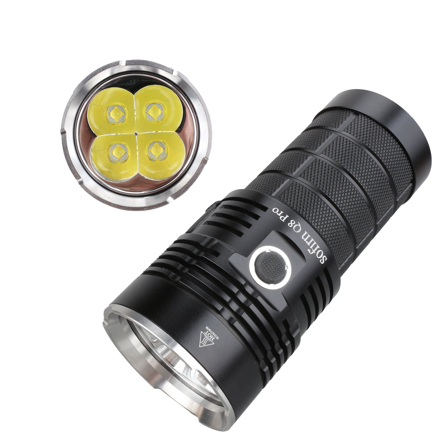 High Power Flashlight – 18650 Battery USB-C Direct Charging LED Torch