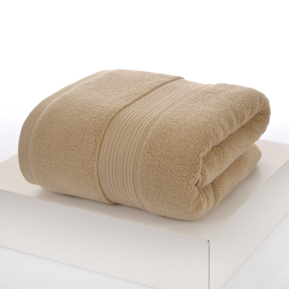 Plain Cotton Bath Towel Soft Absorbent Bulk Wholesale Bathroom Towels for Home and Hotel