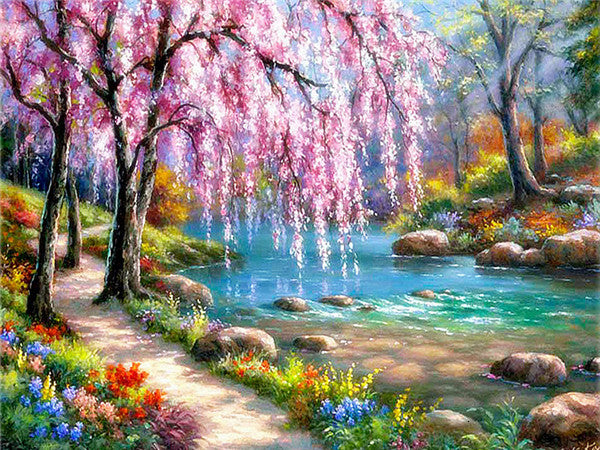 Landscape Diamond Painting Full Square Drill Cross Stitch Embroidery 5D DIY Wall Art Decor Kit