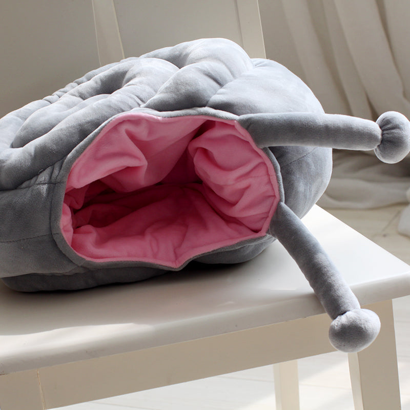 Cute Cushion Pillow Quilt Dual Use Soft Blanket Pillow Convertible Home Decor Bedding