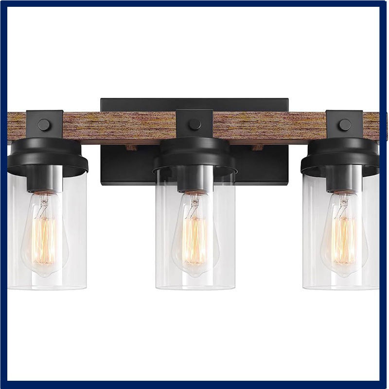 American Rustic Wall Lamp Country Style Corridor Passage Bedroom Bedside Wall Sconce Light