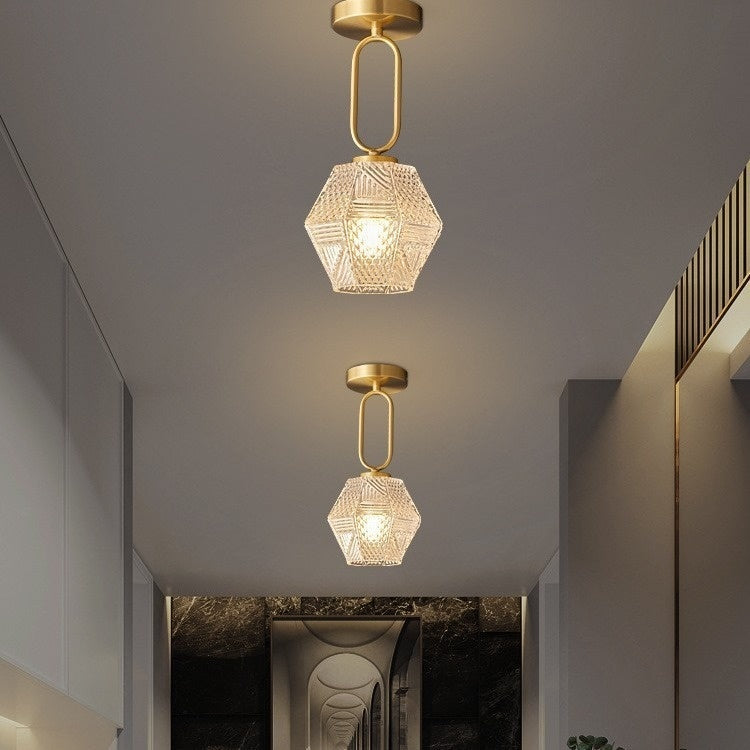 Modern Glass Chandelier Creative Restaurant Bar Simple Pendant Light Fixture Home Decor Lighting