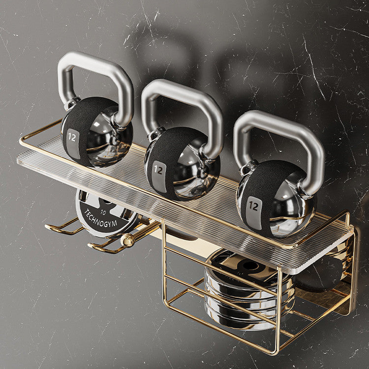 Wall Mounted Hair Dryer Storage Rack – Bathroom Organizer Holder for Blow Dryer & Tools
