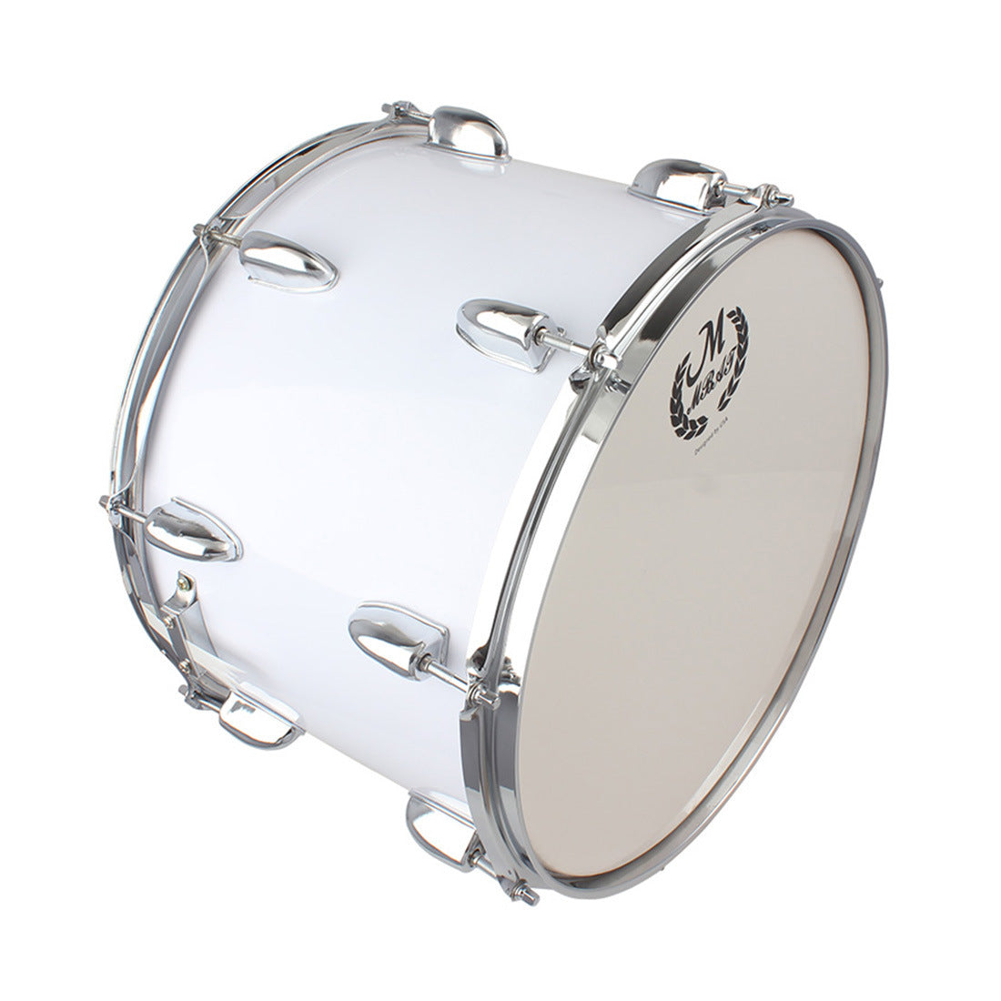 Mebet 14 Inch Stainless Steel Adjustable Snare Drum Professional Practice Drum Kit